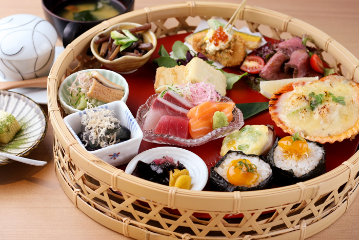 かご盛り御膳